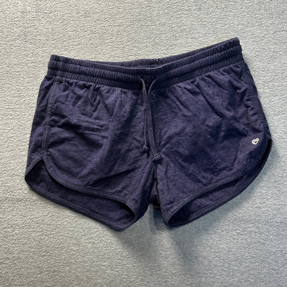 Colosseum‎ Navy Dolphin Hem Running Shorts Women's Drawstring Athletic Large Gym